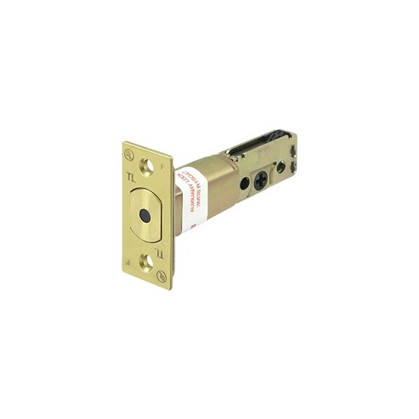 2-3/4 Length Pro Series Grade 2 Regular Drive-In Latch Bolt Polished Brass